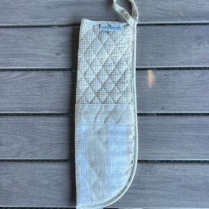 Rare Vintage VERA BRADLEY Natural Toile Hot Tools Flat Iron Curling Travel Case